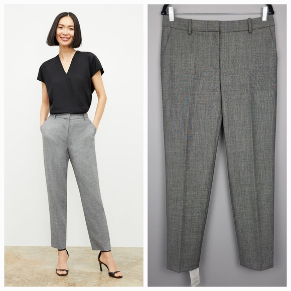 M.M. Lafleur Mejia 3.0 Pants in Sharkskin Black and White size 8 - Picture 1 of 16